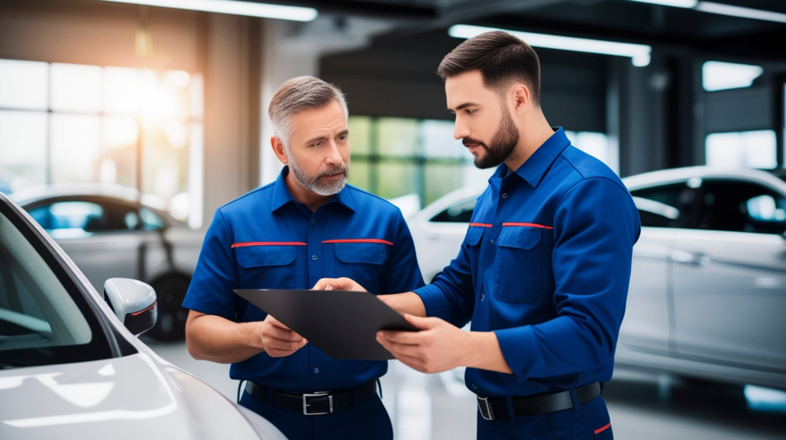 vistoria veicular mamanguape. Profissional fazendo vistoria veicular em Mamanguape conferindo número do chassi com lanterna durante inspeção.