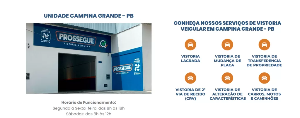 Empresa de Vistoria Veicular em Campina Grande