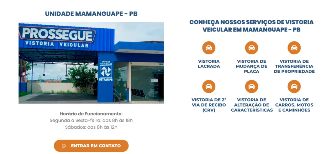 vistoria para transferência Mamanguape